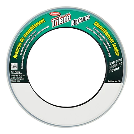 Berkley Trilene Big Game Monofilament Leader Clear Wrist Spool 55 Yard 1 Berkley Trilene Big Game Monofilament Leader Clear Wrist Spool 55 Yard