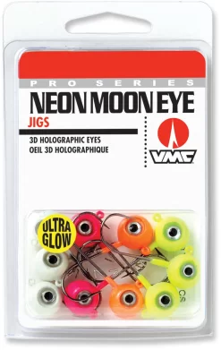 VMC Neon Moon Eye Jig Glow Kit -Fishing Equipment 31310383186009