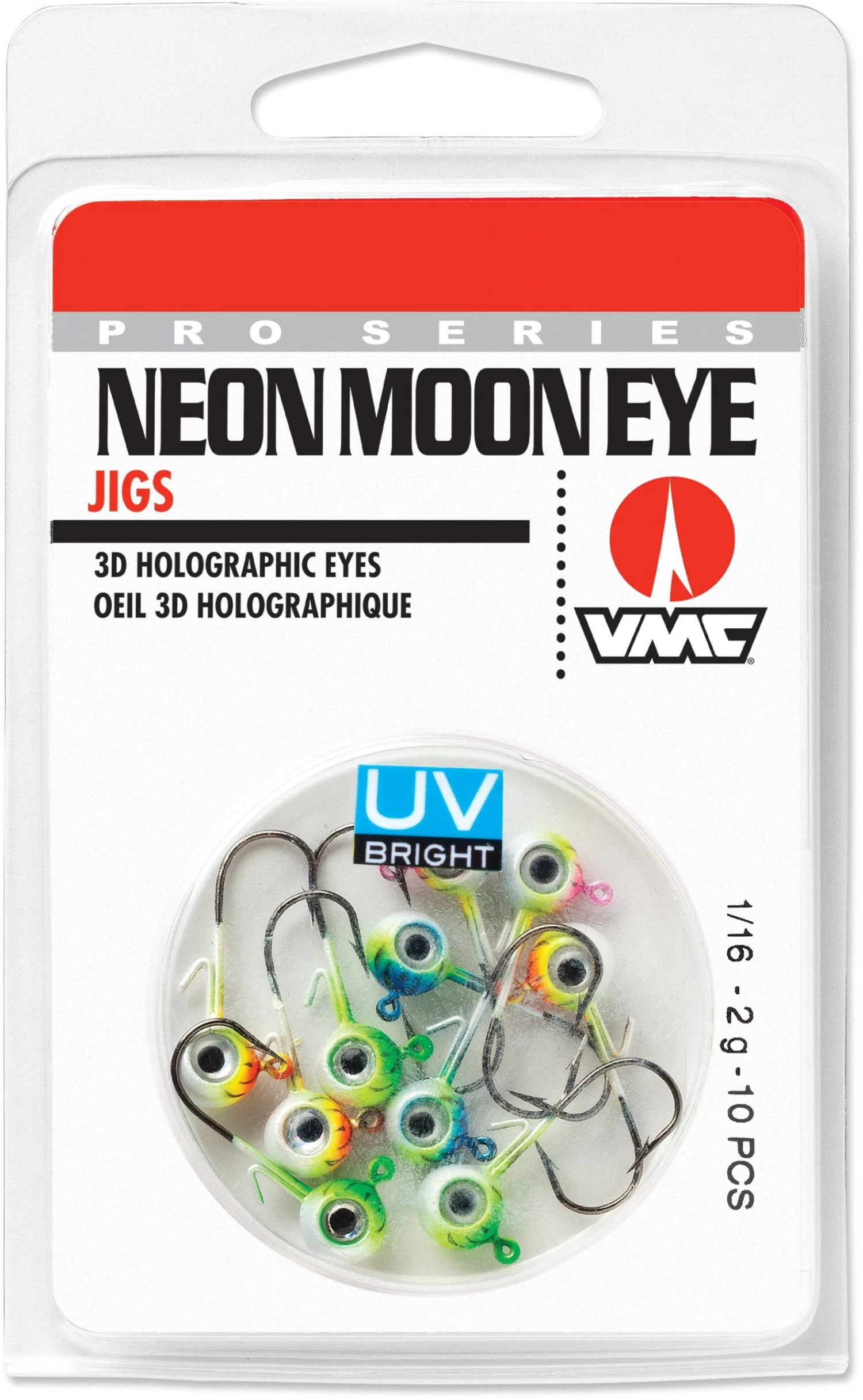 VMC Neon Moon Eye Jig UV Kit 1 VMC Neon Moon Eye Jig UV Kit