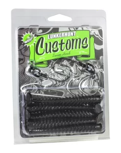 Lunkerhunt Swim Fish 4 Inch Paddle Tail Swimbait Combo -Fishing Equipment 31492366532697