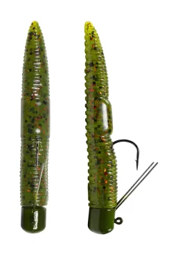 Lunkerhunt Pre-Rigged Finesse Worm 3 Inch Ned Rig Stickbait -Fishing Equipment 31535411986521 scaled