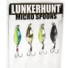 Lunkerhunt Micro Spoon 4-Piece Multi Pack
