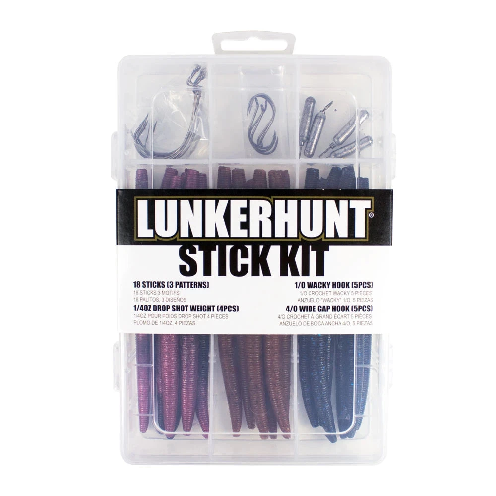 Lunkerhunt Assorted Drop Shot 34-Piece Stickbait Kit 1 Lunkerhunt Assorted Drop Shot 34-Piece Stickbait Kit
