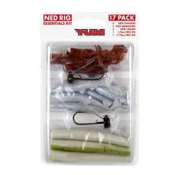 YUM Ned Rig Essentials 17-Piece Kit -Fishing Equipment 32102421463129