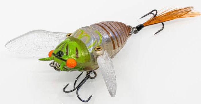 Chasebaits Ripple Cicada 1 3/4 Inch Wakebait Crawler 4 Chasebaits Ripple Cicada 1 3/4 Inch Wakebait Crawler - Image 4