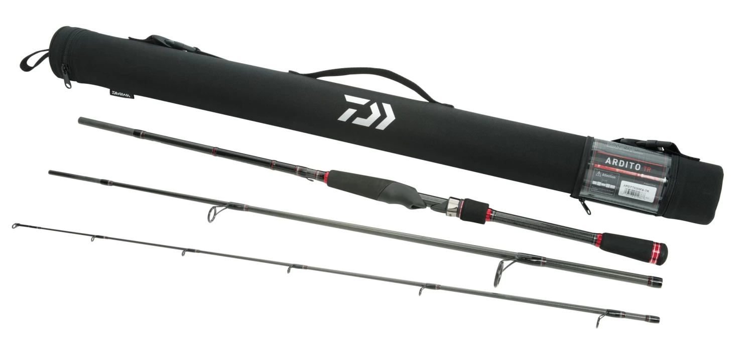 Daiwa Ardito-TR Spinning 3-Piece Travel Rods 1 Daiwa Ardito-TR Spinning 3-Piece Travel Rods
