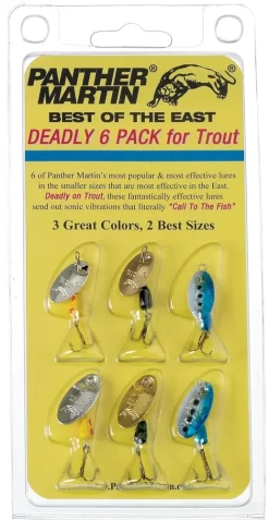 Panther Martin Best Of The East 6 Pack Spinner Kit