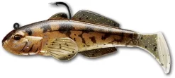 LIVETARGET Goby Paddle Tail Swimbait 3 Pack -Fishing Equipment 40020172013657
