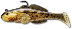 LIVETARGET Goby Paddle Tail Swimbait 3 Pack -Fishing Equipment 40020172111961