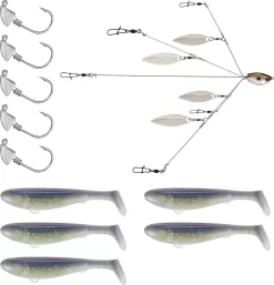 YUM Scottsboro Kit YUMbrella Flash Mob Jr. 3.5 Inch Swimbait Kit -Fishing Equipment 40397899268185