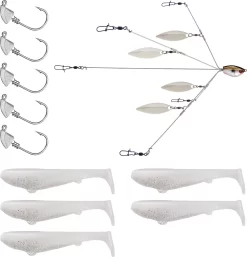 YUM Scottsboro Kit YUMbrella Flash Mob Jr. 3.5 Inch Swimbait Kit -Fishing Equipment 40397899300953