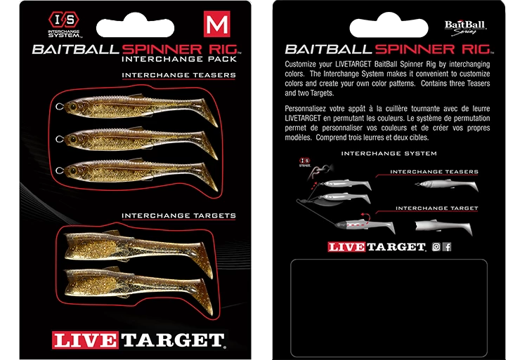 LIVETARGET BaitBall SR Interchange Pack Umbrella Rig Parts 7 LIVETARGET BaitBall SR Interchange Pack Umbrella Rig Parts - Image 7