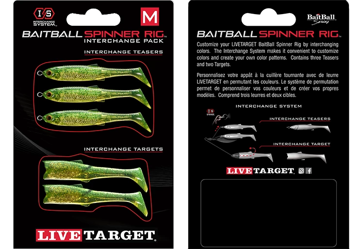 LIVETARGET BaitBall SR Interchange Pack Umbrella Rig Parts 14 LIVETARGET BaitBall SR Interchange Pack Umbrella Rig Parts - Image 14