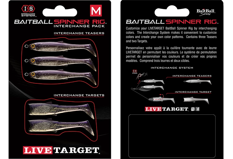 LIVETARGET BaitBall SR Interchange Pack Umbrella Rig Parts 20 LIVETARGET BaitBall SR Interchange Pack Umbrella Rig Parts - Image 20