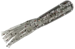 Strike King Bitsy Tube 2 3/4 Inch Soft Plastic Tube 10 Pack -Fishing Equipment BT2.75 30 BitsyTube SmokeRedBlackFlake GlamRight