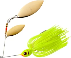 Booyah Double Willow Blade Spinnerbait -Fishing Equipment BYBW12617 chartreuse
