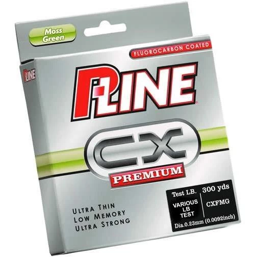 P-Line CX Premium Moss Green Fishing Line 300 Yards 1 P-Line CX Premium Moss Green Fishing Line 300 Yards