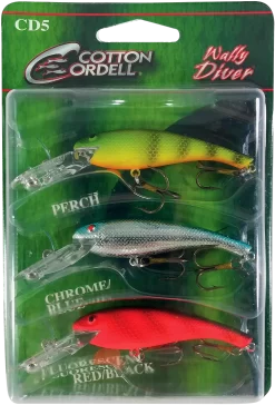 Cotton Cordell Wally Diver 3-Piece Variety Pack