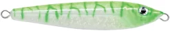 P-Line Laser Minnow 1 Oz. Jigging Spoon -Fishing Equipment PLM 22 HG GlowGreenTiger