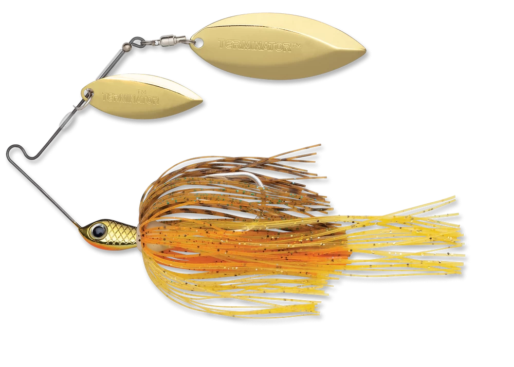 Terminator Stainless Pulse Skirt Spinnerbait Double Willow 1/2 Oz. 3 Terminator Stainless Pulse Skirt Spinnerbait Double Willow 1/2 Oz. - Image 3