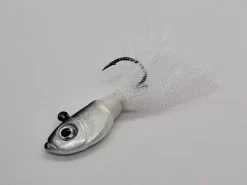 BnR Tackle Walleye Hair Jigs -Fishing Equipment Silver Ghost scaled 1