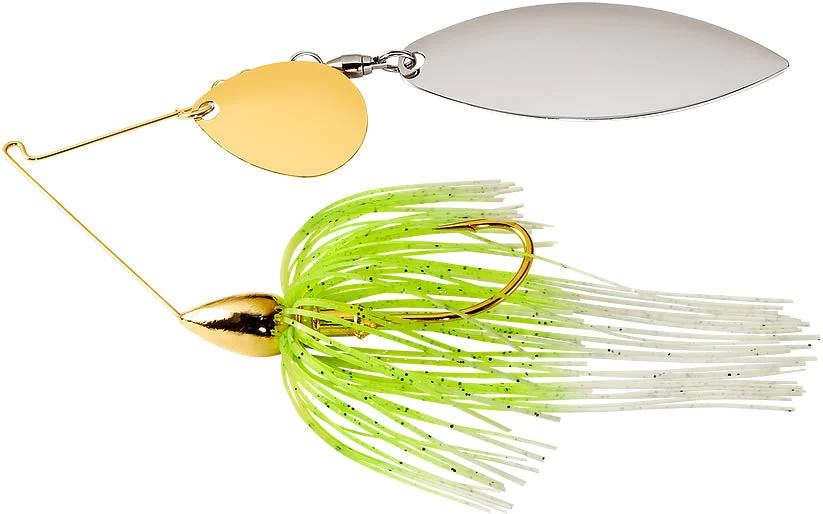 War Eagle Double Willow Gold Frame Spinnerbait 12 War Eagle Double Willow Gold Frame Spinnerbait - Image 12