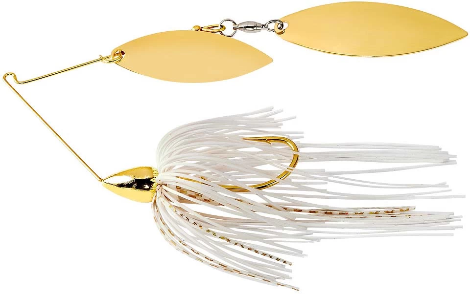 War Eagle Double Willow Gold Frame Spinnerbait 2 War Eagle Double Willow Gold Frame Spinnerbait - Image 2