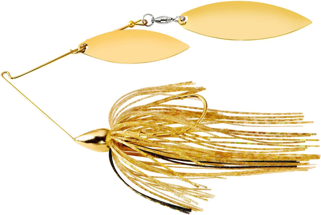 War Eagle Double Willow Gold Frame Spinnerbait 5 War Eagle Double Willow Gold Frame Spinnerbait - Image 5