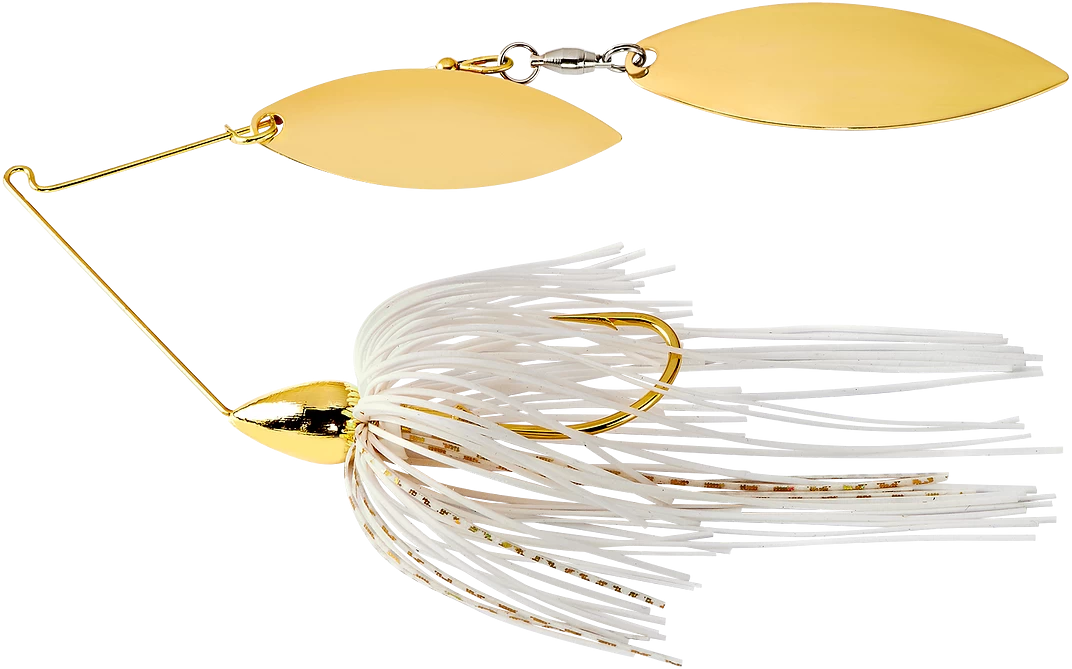 War Eagle Double Willow Gold Frame Spinnerbait 3 War Eagle Double Willow Gold Frame Spinnerbait - Image 3