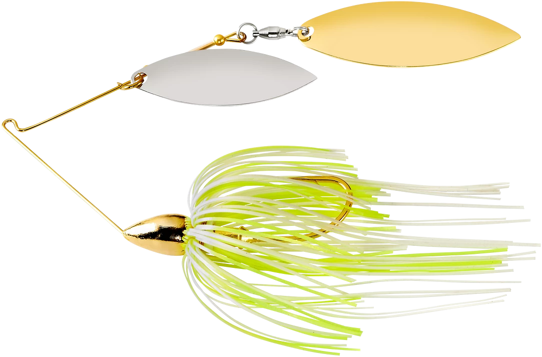 War Eagle Double Willow Gold Frame Spinnerbait 1 War Eagle Double Willow Gold Frame Spinnerbait