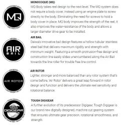 Daiwa Ballistic LT MQ Spinning Reels -Fishing Equipment ballistic mq lt 5