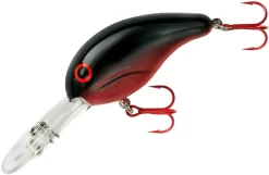 Bandit 300 Crappie Series Deep Diving Crankbait -Fishing Equipment black bubblegum
