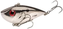 Strike King Red Eyed Shad Tungsten 2 Tap 1/2 Oz. Lipless Crankbait -Fishing Equipment chrome black