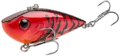 Strike King Red Eyed Shad Tungsten 2 Tap 1/2 Oz. Lipless Crankbait -Fishing Equipment delta red