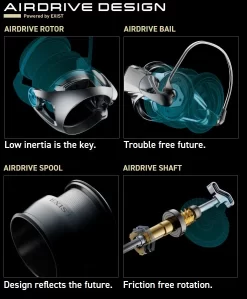 Daiwa Exist LT Spinning Reel -Fishing Equipment exist airdrive