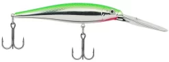 Berkley Flicker Minnow Jerkbait/Trolling Hard Minnow - 3/16 Oz -Fishing Equipment lime chrome