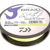 Daiwa J-Braid X4 Braided Line 150 Yards Fluorescent Yellow